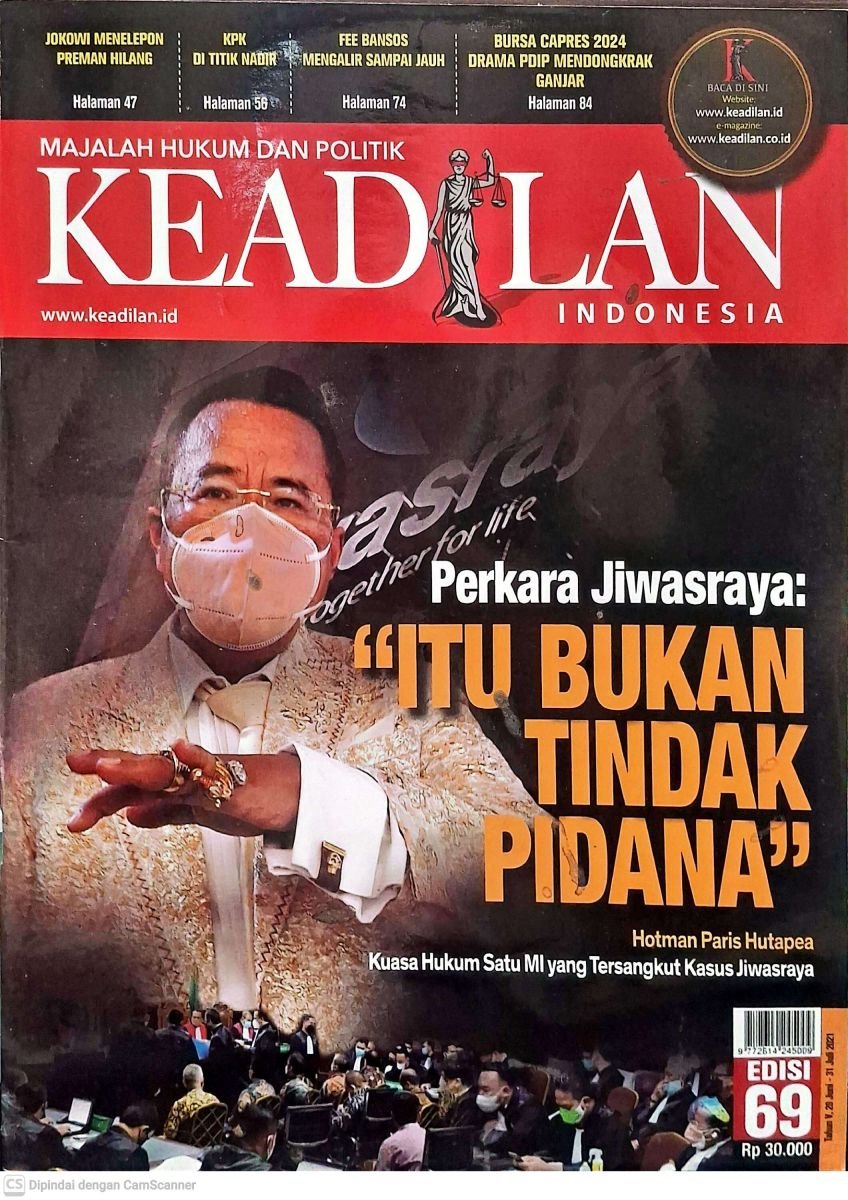 Perkara Jiwasraya: Itu Bukan Tindak Pidana