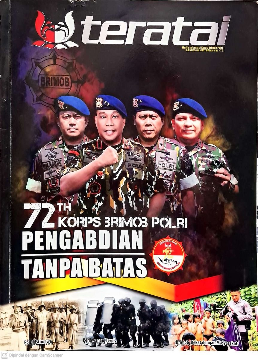 72th Korps Brimob Polri Pengabdian Tanpa Batas