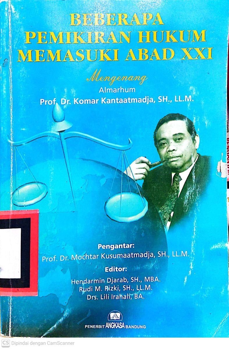 beberapa pemikiran hukum memasuki abad xxi