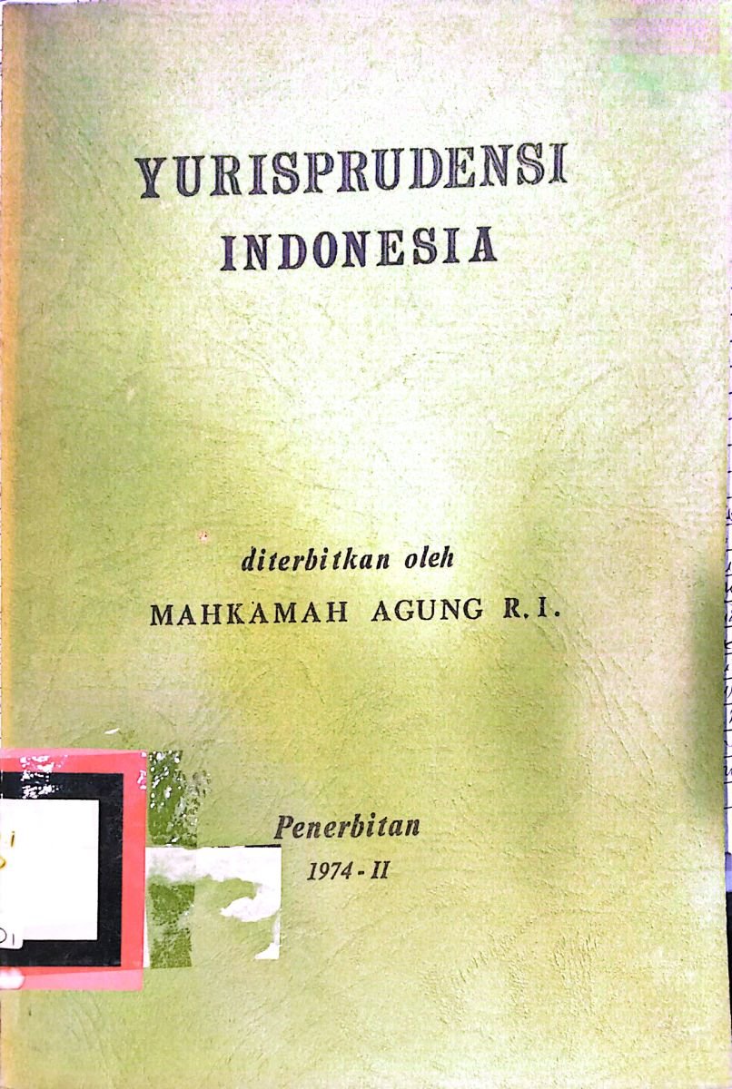 YURISPRUDENSI INDONESIA 1974-II