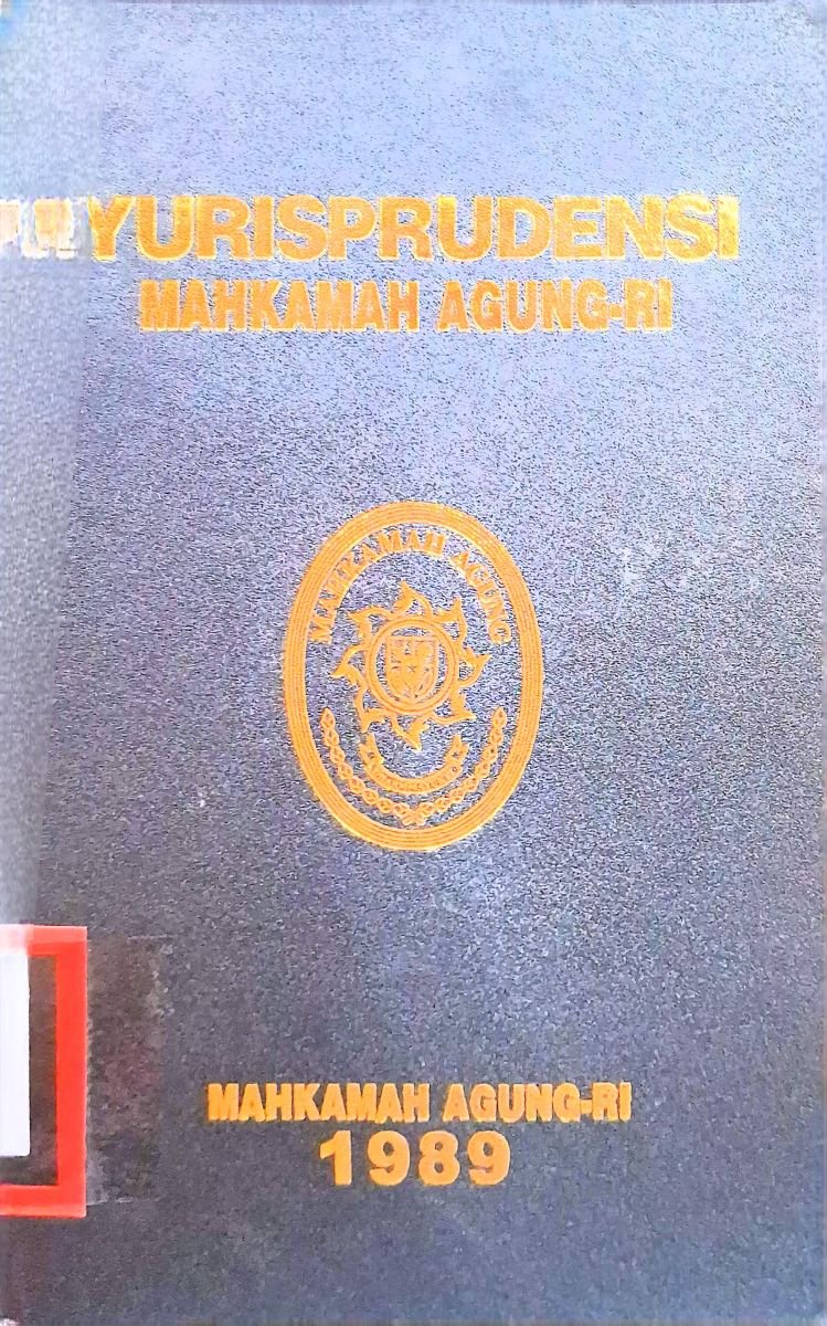 YURISPRUDENSI MAHKAMAH AGUNG-RI 1989