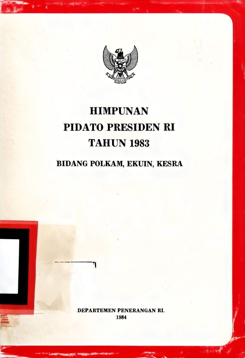 Himpunan Pidato Presiden RI Tahun 1983