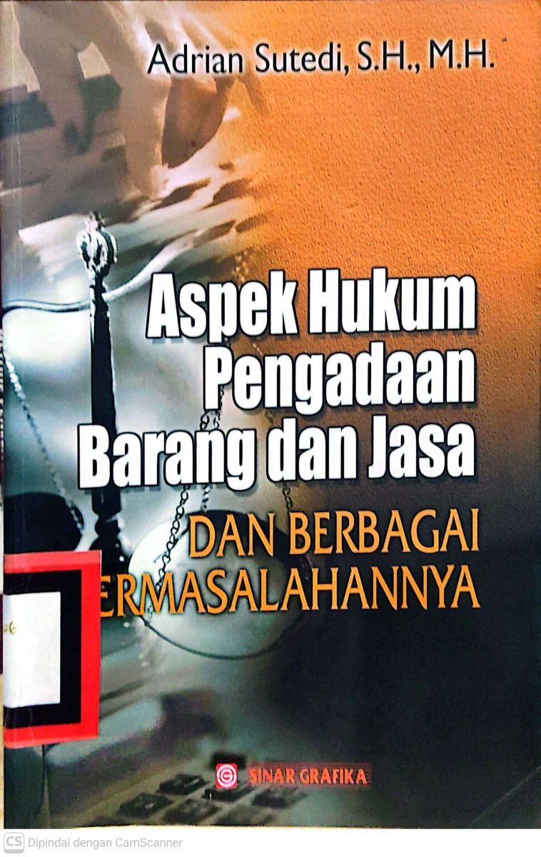 ASPEK HUKUM PENGADAAN BARANG DAN JASA