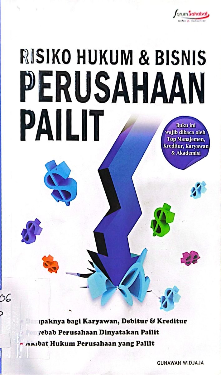 RISIKO HUKUM & BISNIS PERUSAHAAN PAILIT