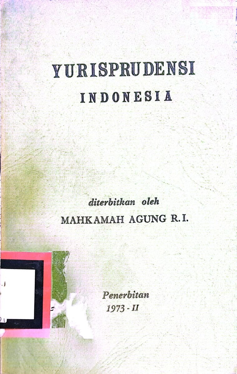 YURISPRUDENSI INDONESIA 1973-II