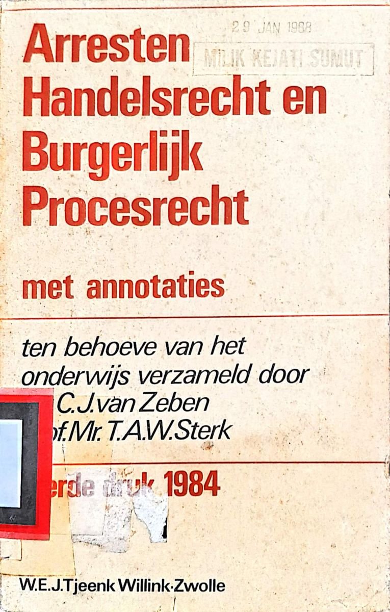 Arresten Burgerlijk Recht 1984