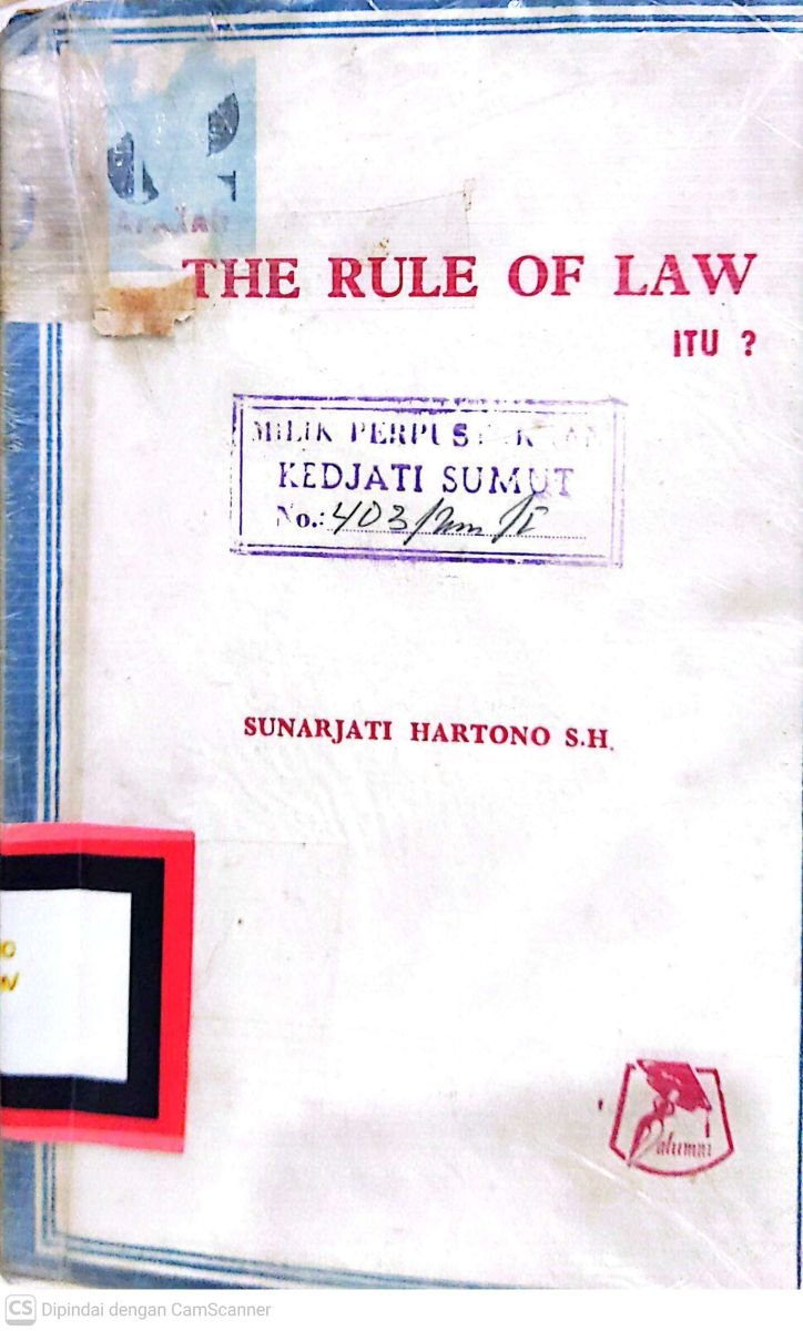THE RULE OF LAW