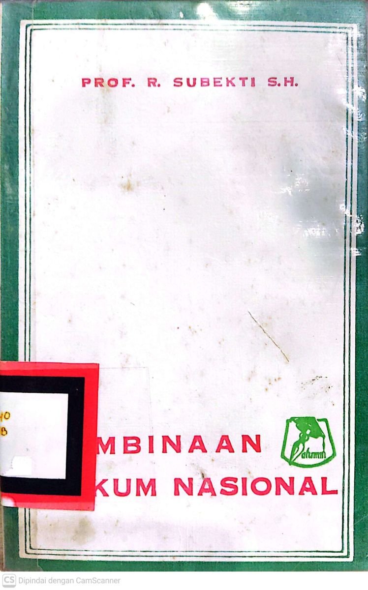 PEMBINAAN HUKUM NASIONAL