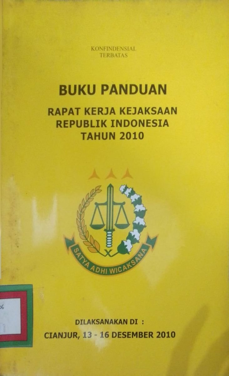 BUKU PANDUAN RAPAT KERJA KEJAKSAAN RI