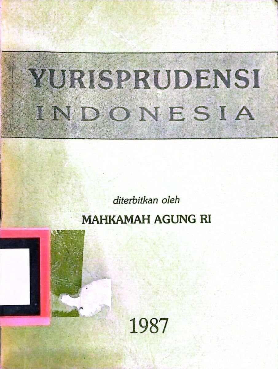 YURISPRUDENSI INDONESIA 1987