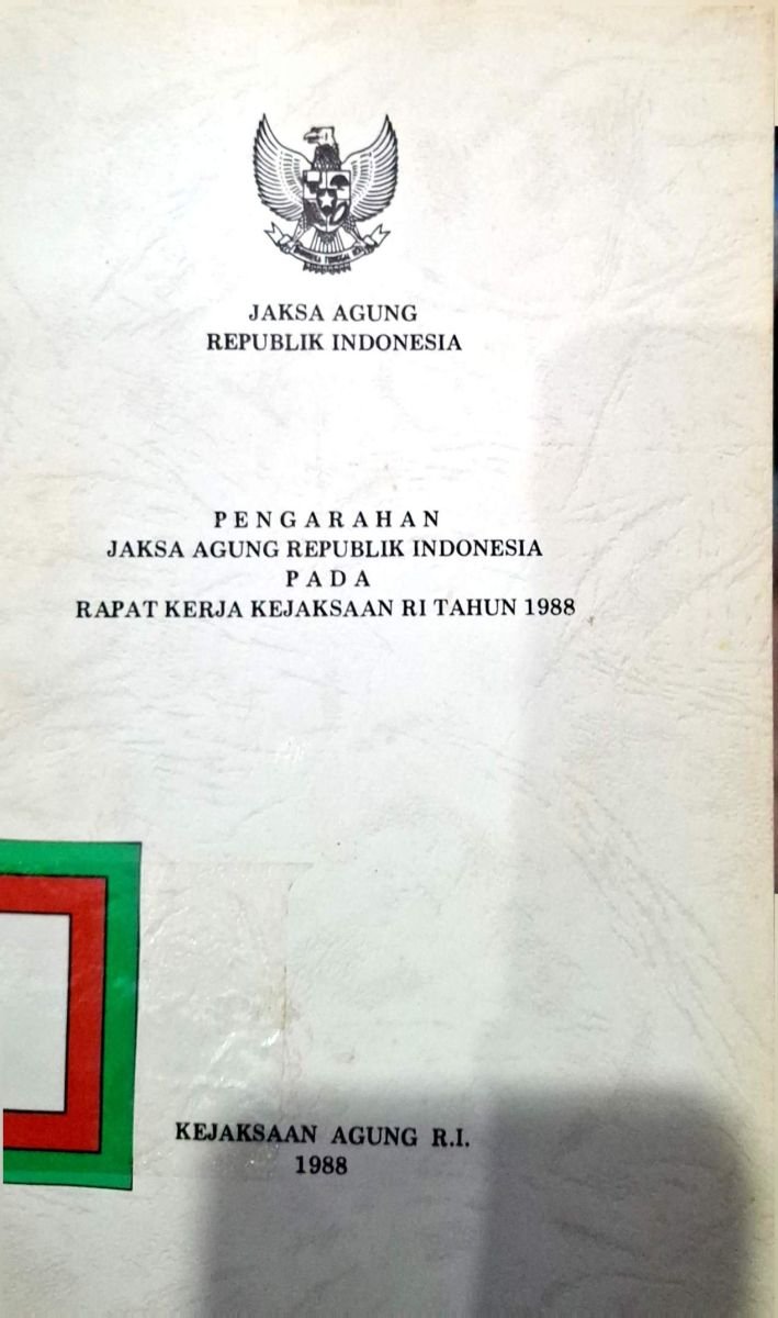 pengarahan jaksa agung ri