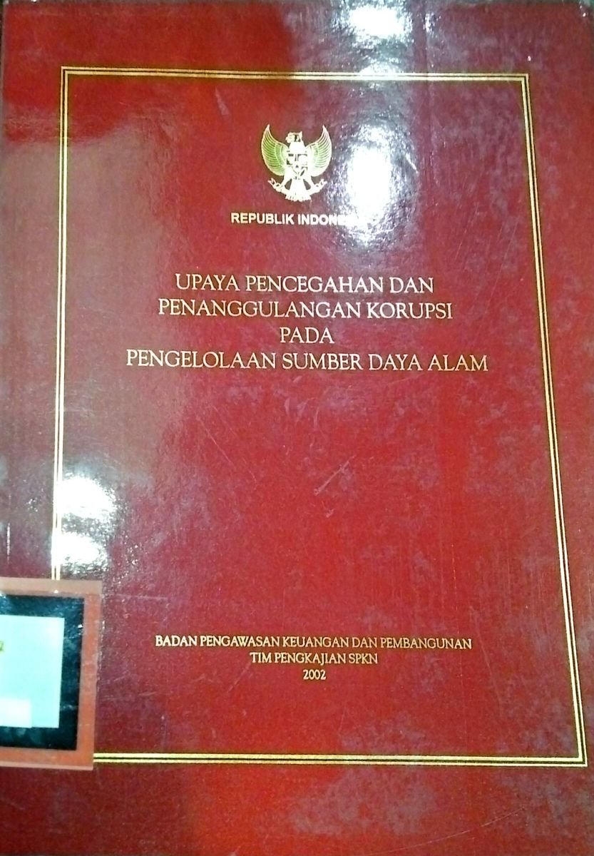 UPAYA PENCEGAHAN DAN PENANGGULAN KORUPSI PADA PENGOLAHAN BUMN/BUMD DAN PERBANKAN
