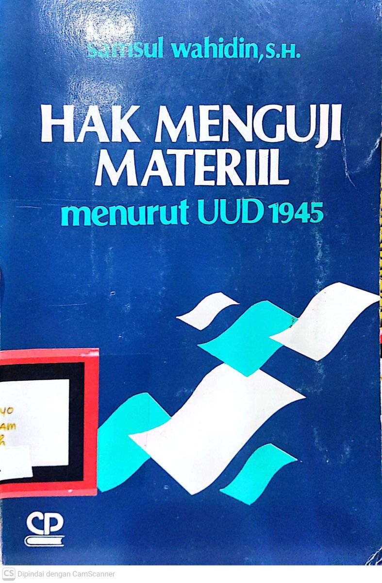 HAK MENGUJI MATERIAL