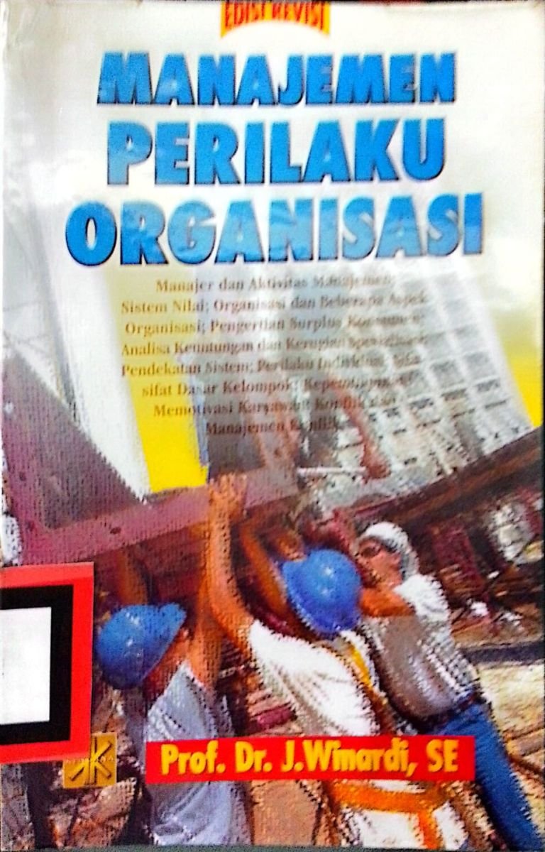 MANAJEMEN PERILAKU ORGANISASI
