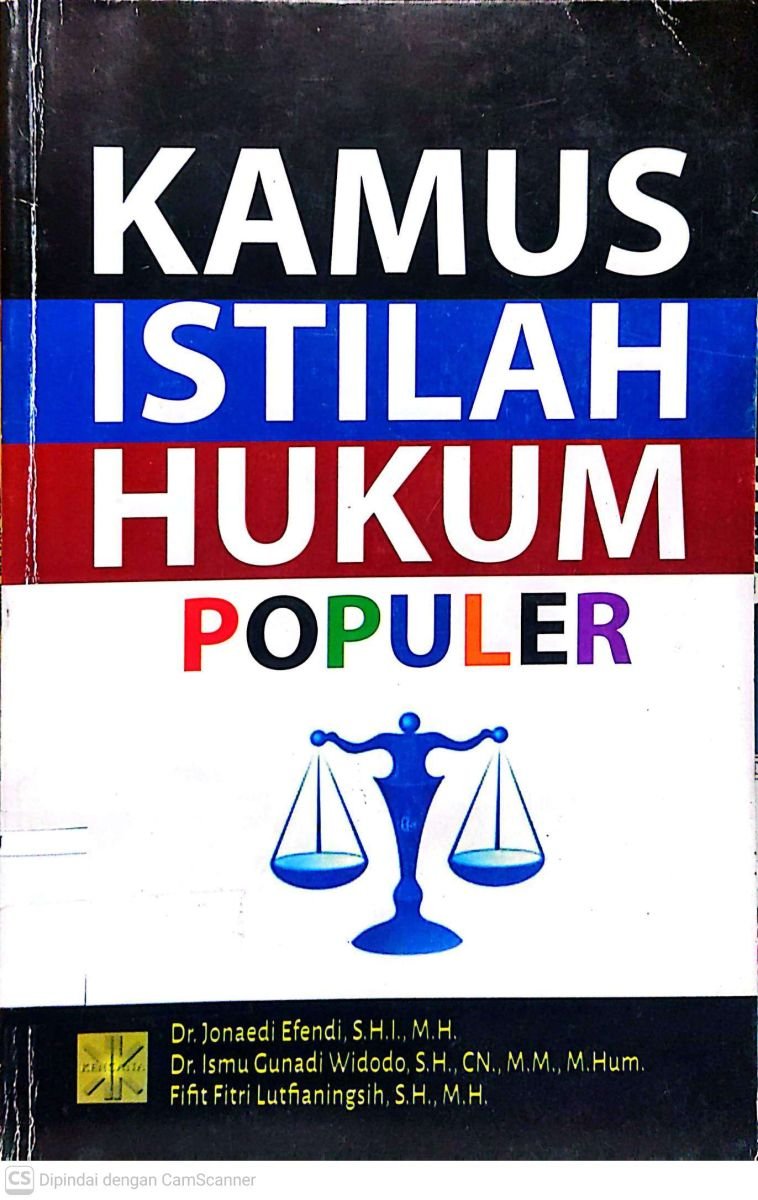 KAMUS ISTILAH HUKUM POPULER