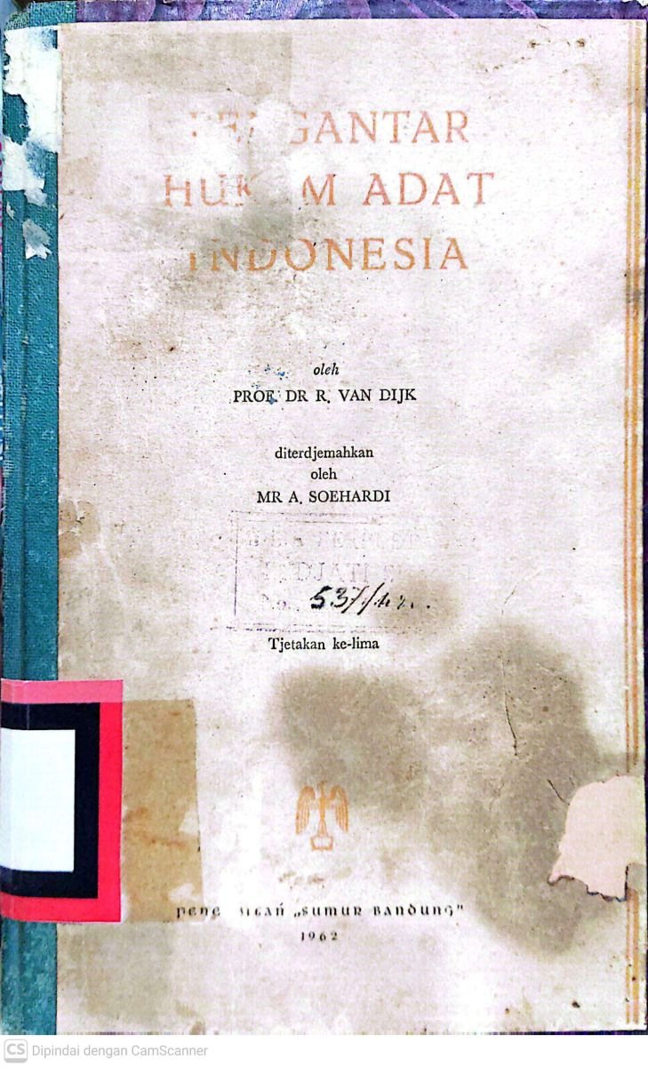 PENGANTAR HUKUM ADAT INDONESIA