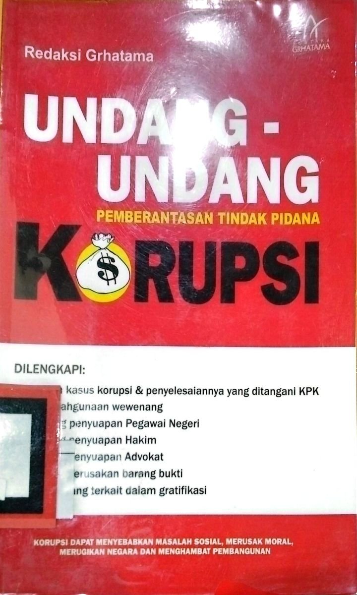 UNDANG-UNDANG-PEMBERASTASAN TINDAK PIDANA KORUPSI