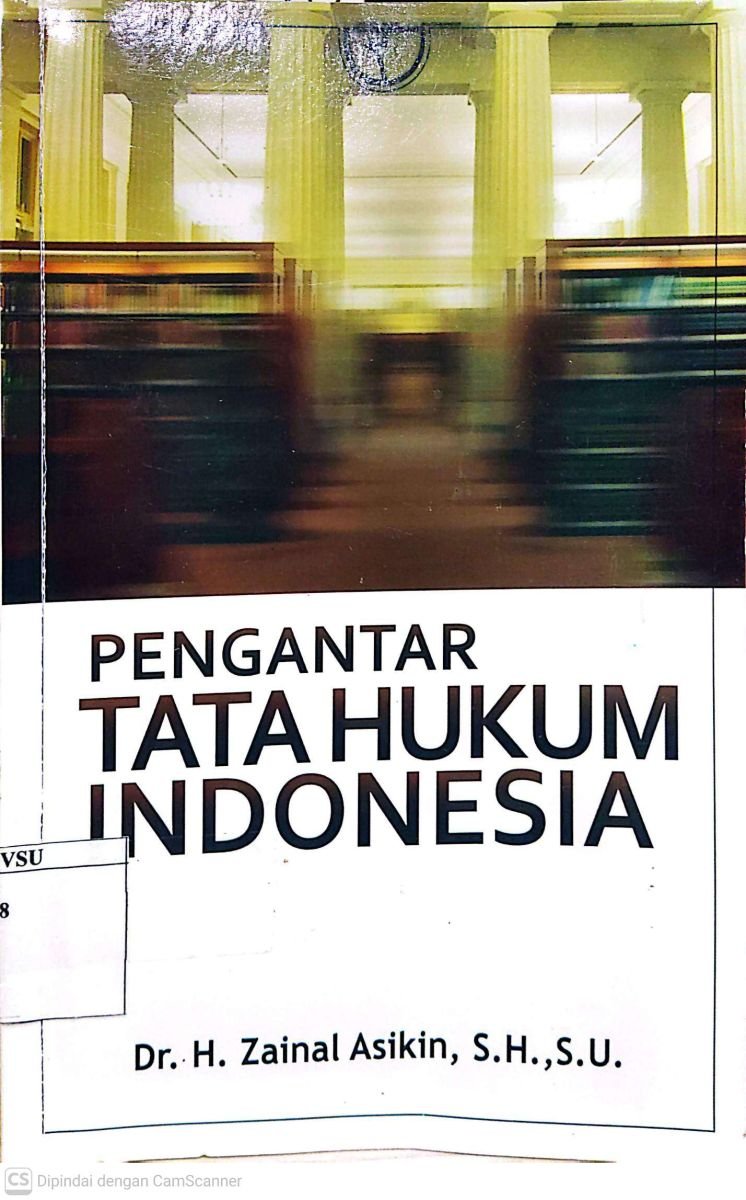 PENGANTAR TATA HUKUM INDONESIA