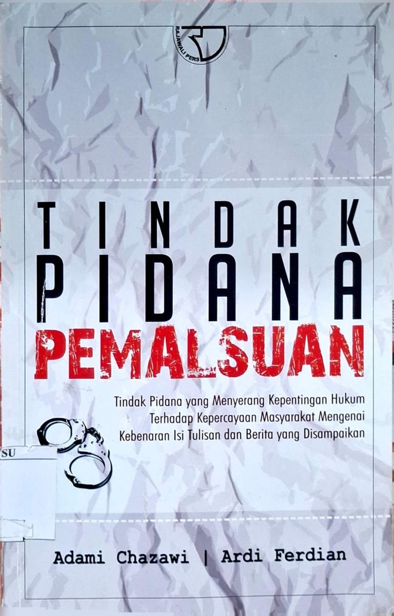 TINDAK PIDANA PEMALSUAN