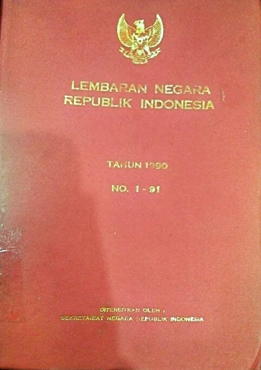 lembaran negara republik indonesia tahun 1990