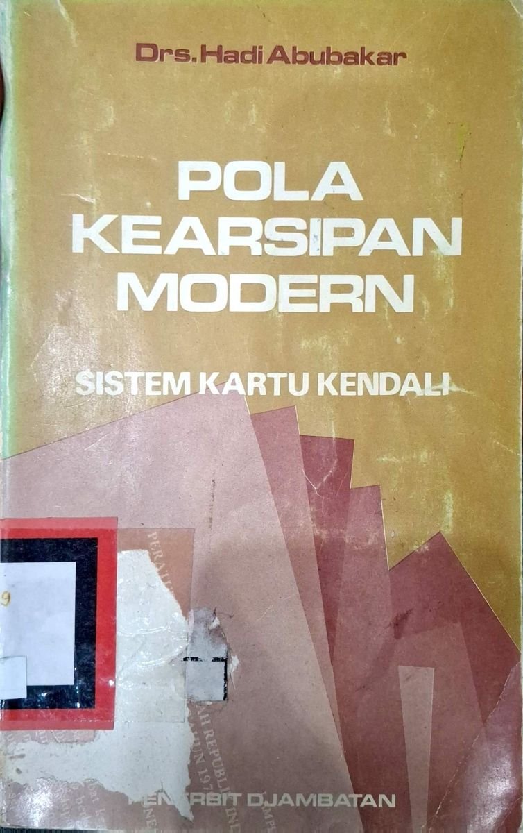 Pola kearsipan modern sistem kartu kendali