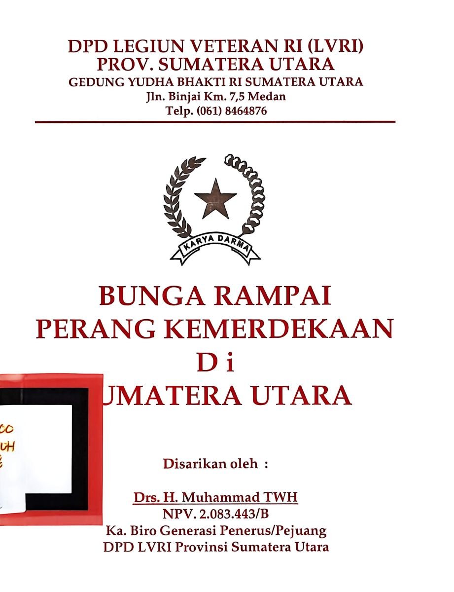 Bunga Rampai Perang Kemerdekaan di Sumatera Utara