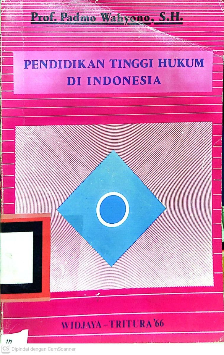 pendidikan tinggi hukum di indonesia