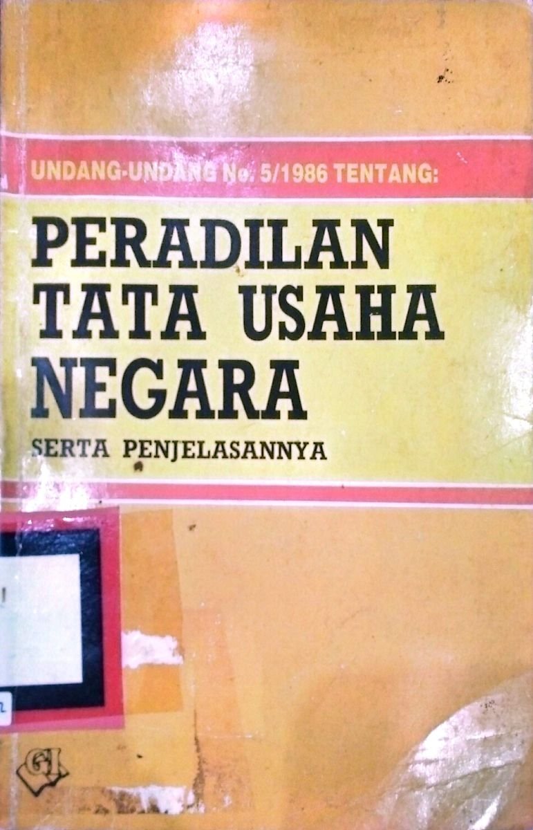 PERADILAN TATA USAHA NEGARA