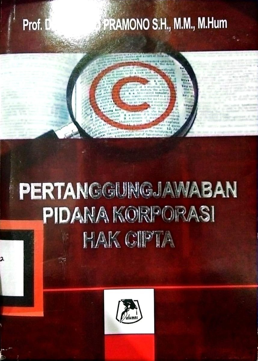 pertanggungjawaban pidana korporasi hak cipta