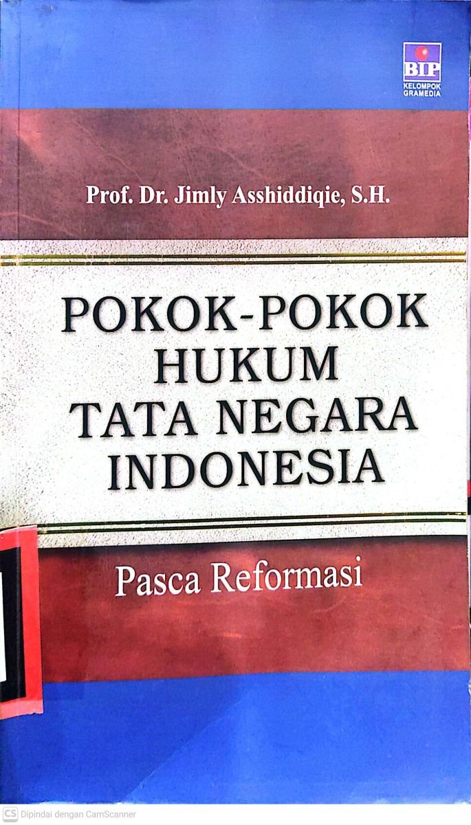 POKOK-POKOK HUKUM TATA NEGARA INDONESIA