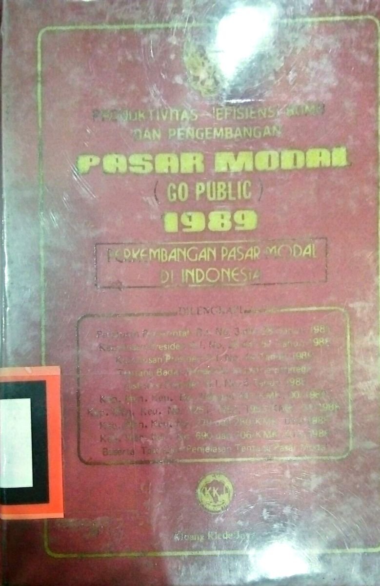 pasar modal  go public 1989