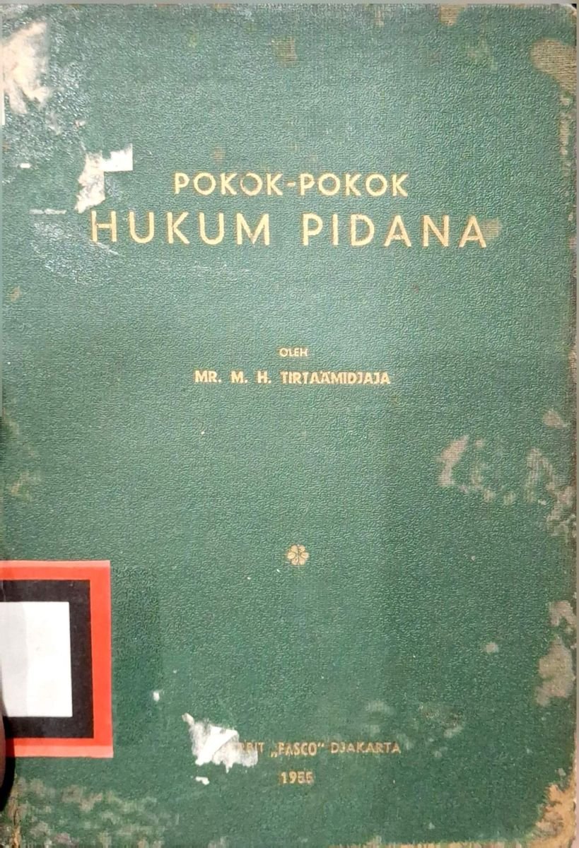 POKOK POKOK HUKUM PIDANA