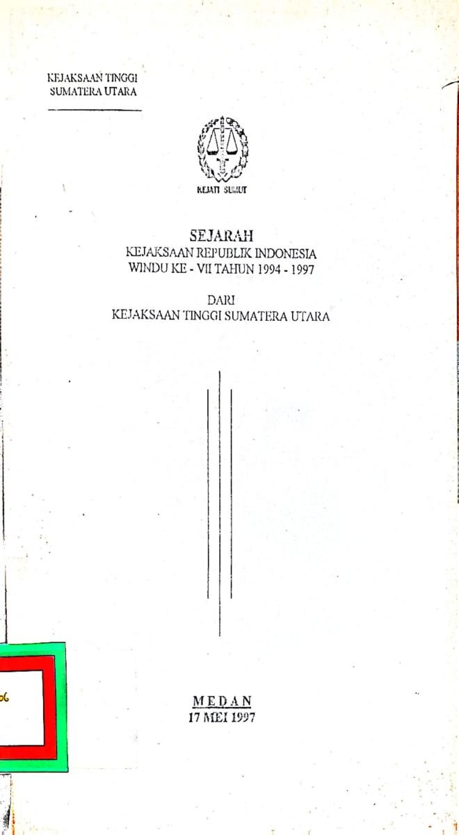SEJARAH KEJAKSAAN RI WINDU KE-VII 1994-1997
