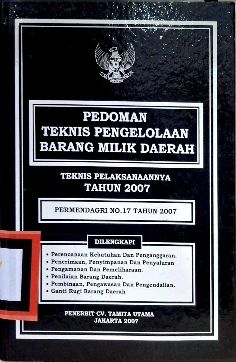 Pedoman teknis pengelolaan barang milik daerah