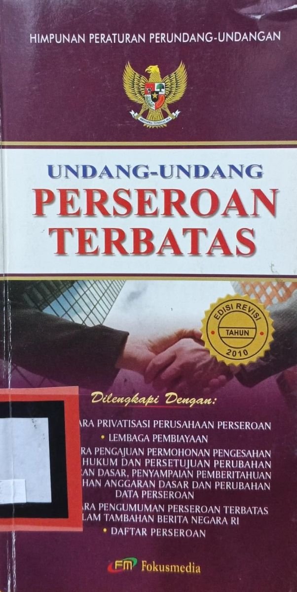 UNDANG-UNDANG PERSEROAN TERBATAS