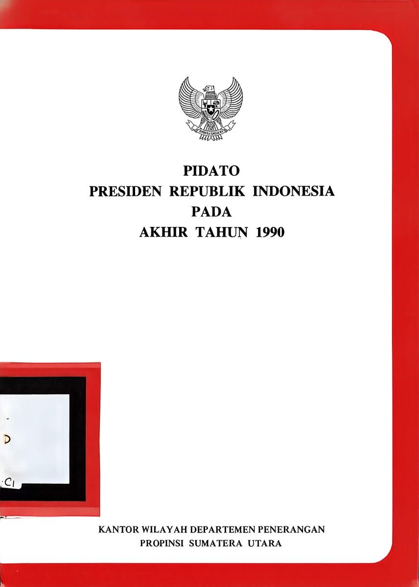 Pidato Presiden Pada Akhir Tahun 1990