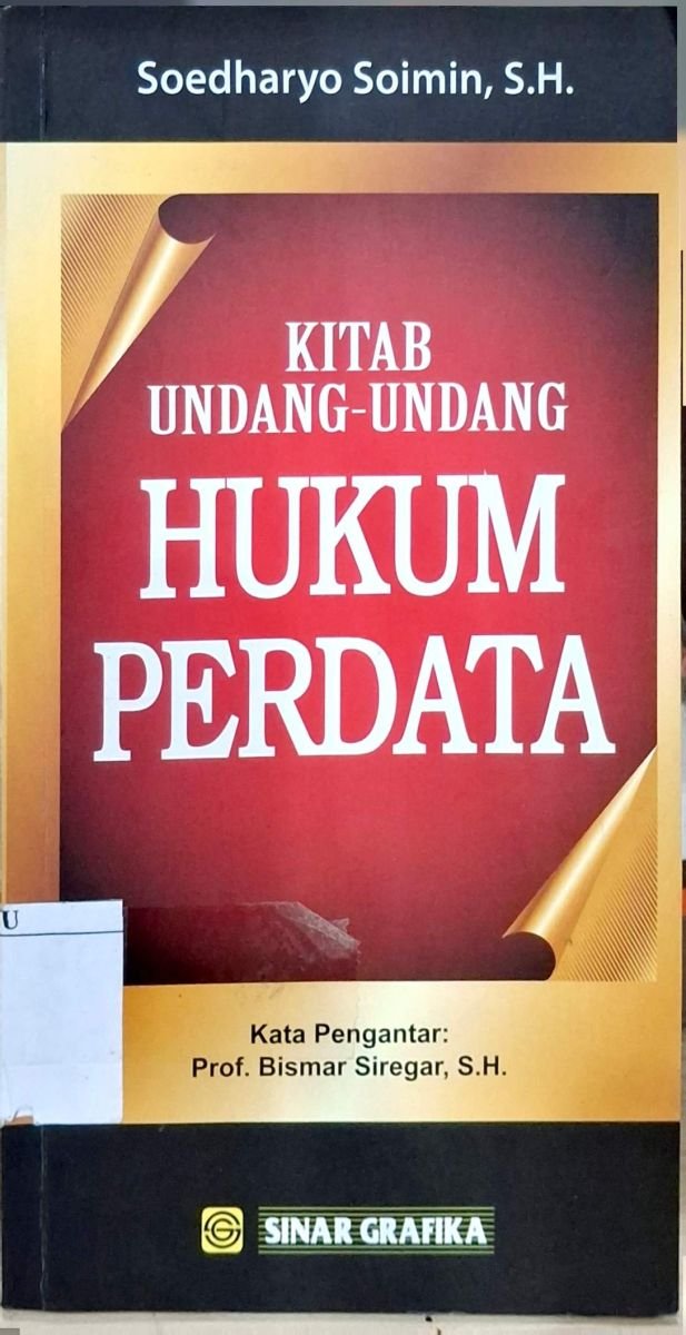 KITAB UNDANG-UNDANG HUKUM PERDATA