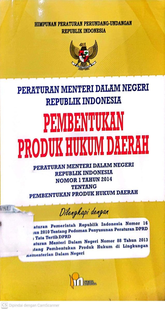 Peraturan menteri dalam negeri republik indonesia