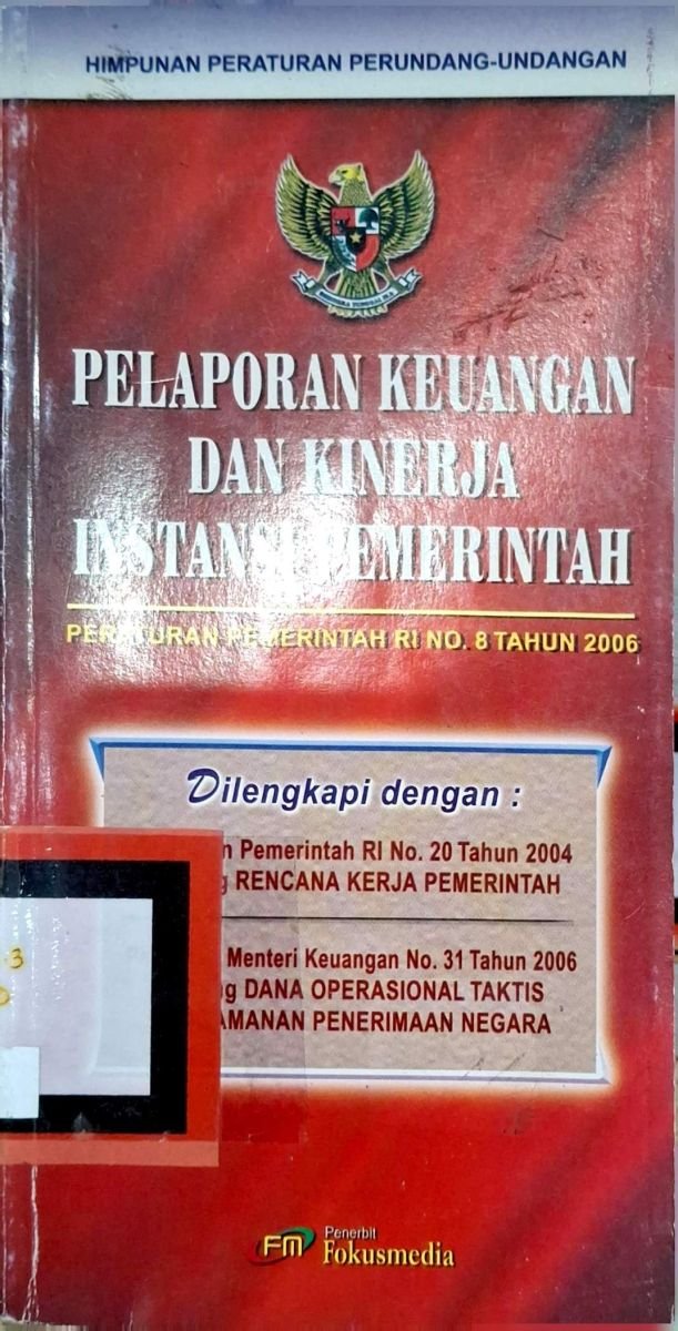 LAPORAN KEUANGAN DAN KINERJA INSTANSI PEMERINTAH