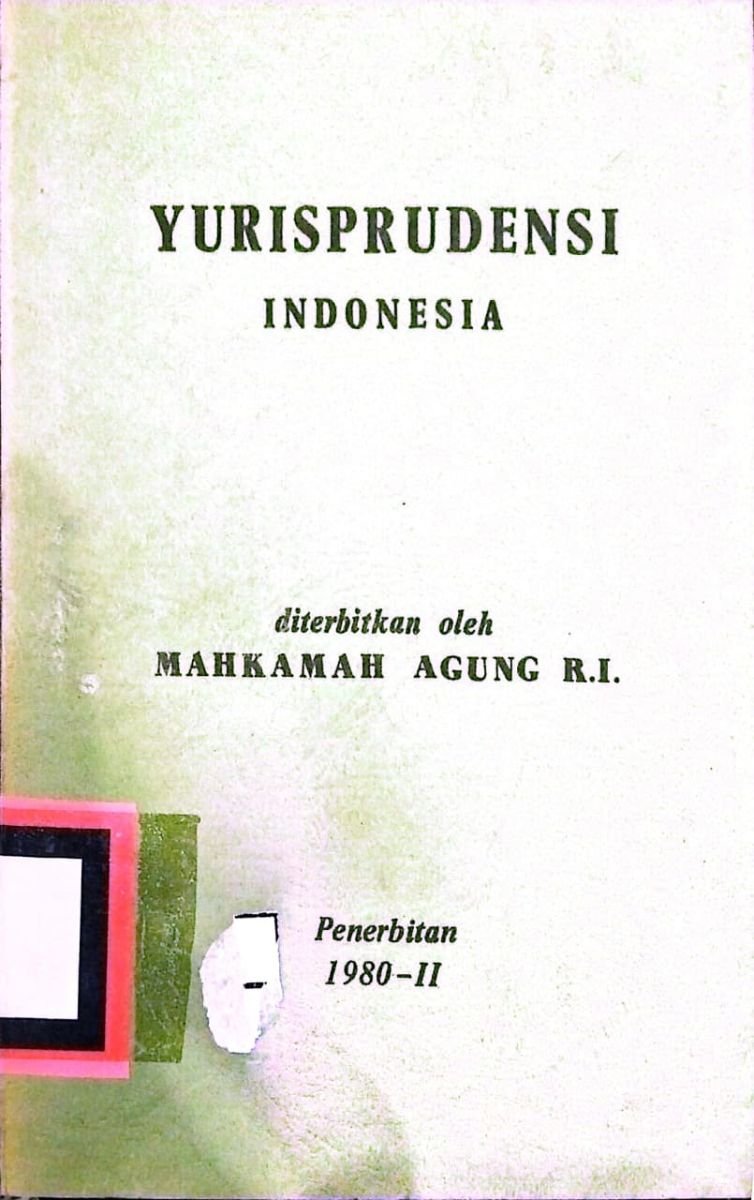 YURISPRUDENSI INDONESIA 1980-II