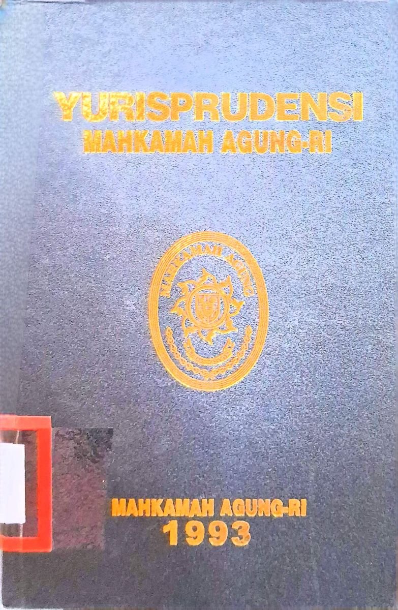 YURISPRUDENSI MAHKAMAH AGUNG-RI 1993