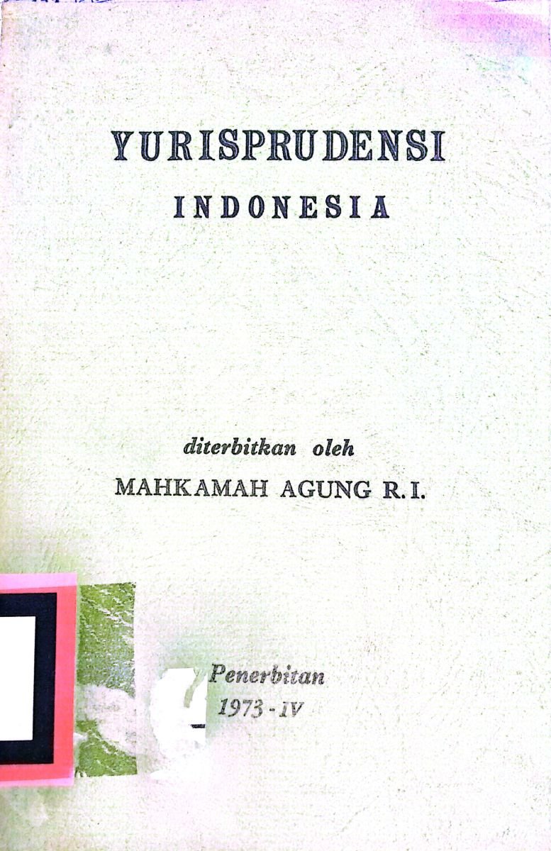 YURISPRUDENSI INDONESIA 1973-IV
