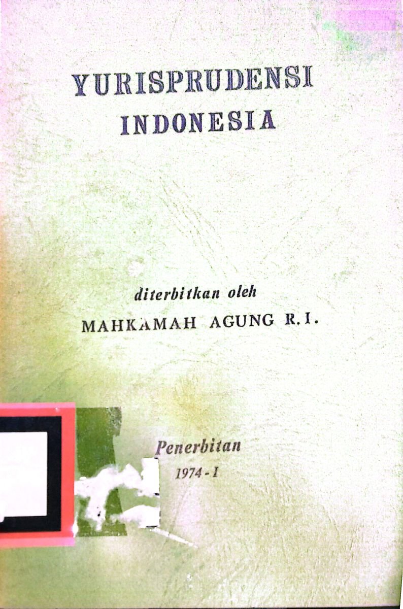 YURISPRUDENSI INDONESIA 1974-I