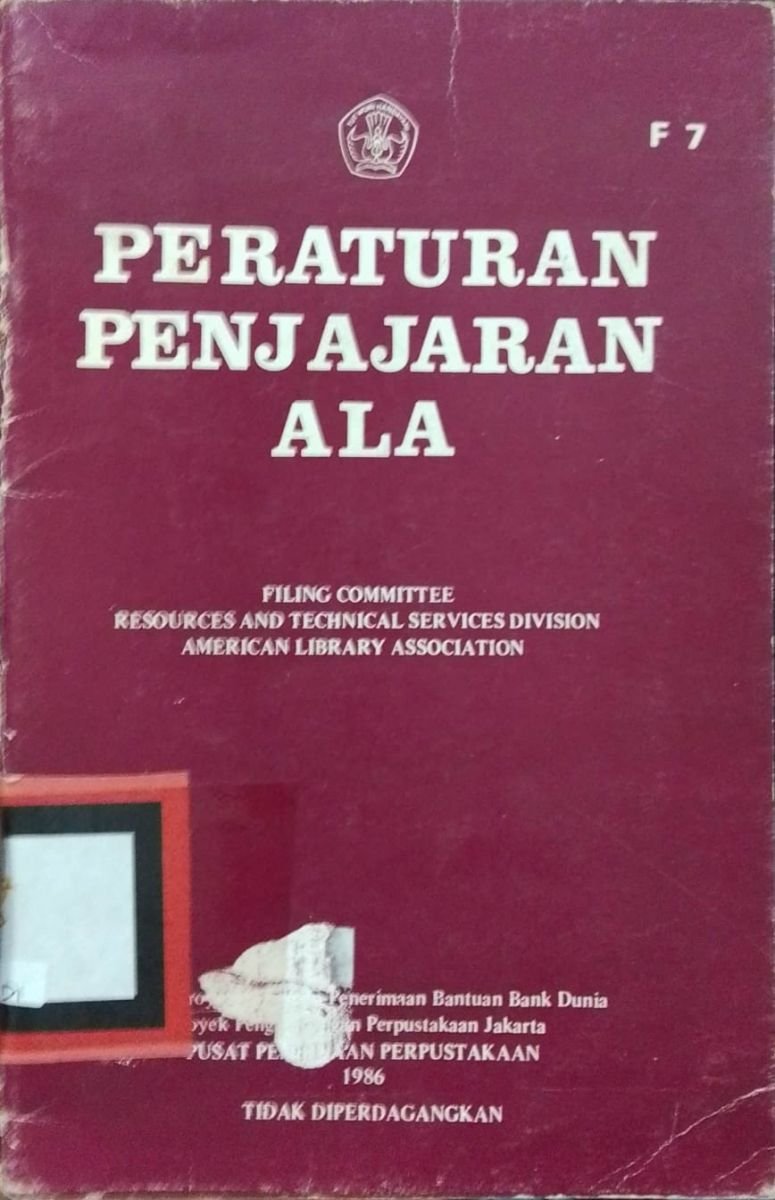 PERATURAN PENJAJARAN ALA