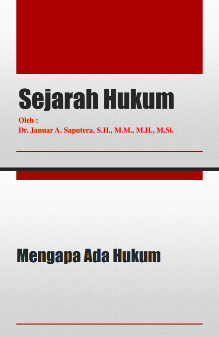 Sejarah Hukum