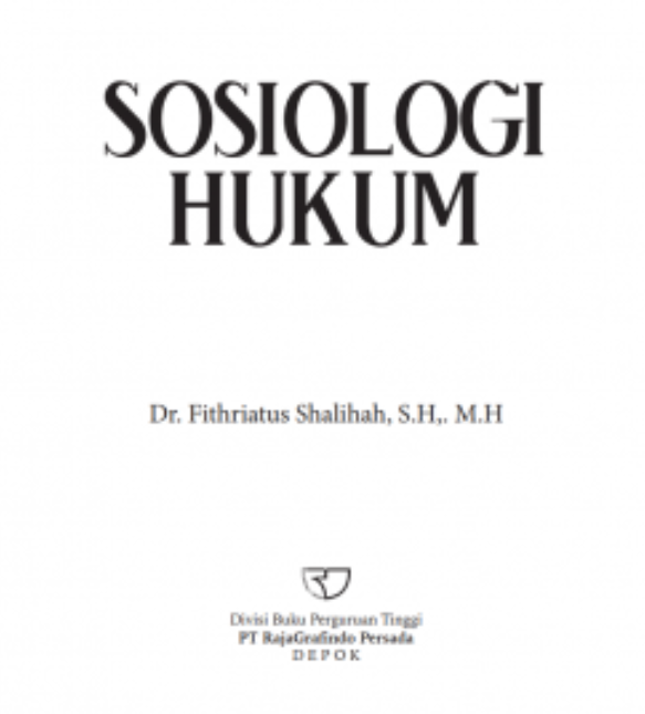 sosiologi hukum