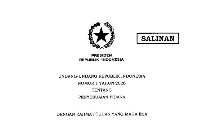 PENYESUAIAN PIDANA