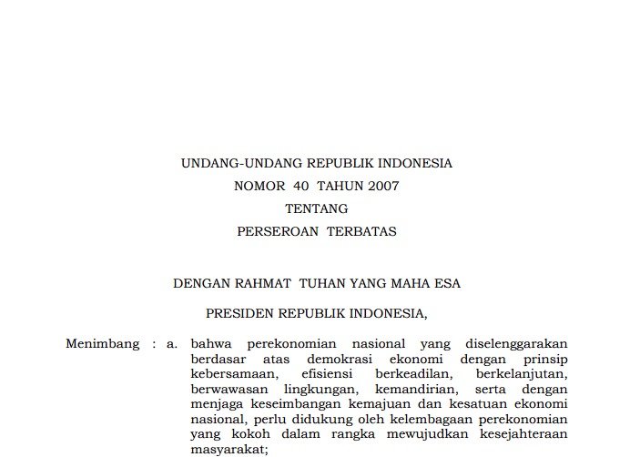 PERSEROAN  TERBATAS