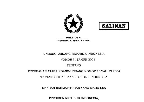 KEJAKSAAN REPUBLIK INDONESIA